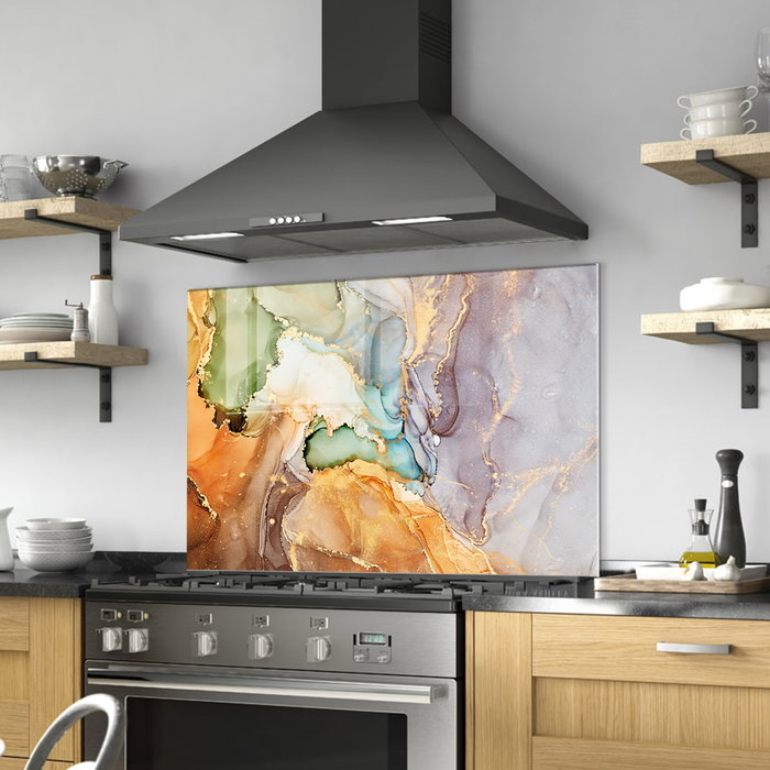 Wallity Pintura Decorativa de Vidrio Templado Multicolor 70 x 100 cm Wallity Pintura Decorativa de Vidrio Templado Multicolor 70 x 100 cm
